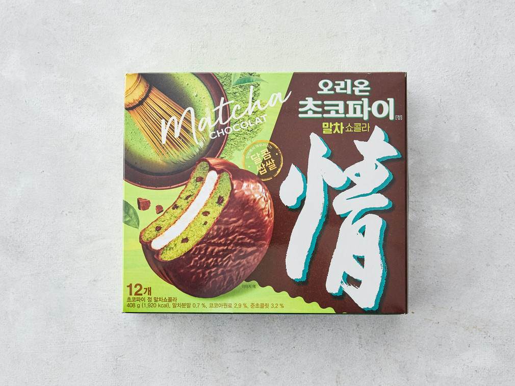 Orion] Choco Pie Matcha Chocolate 408g – Kurly USA